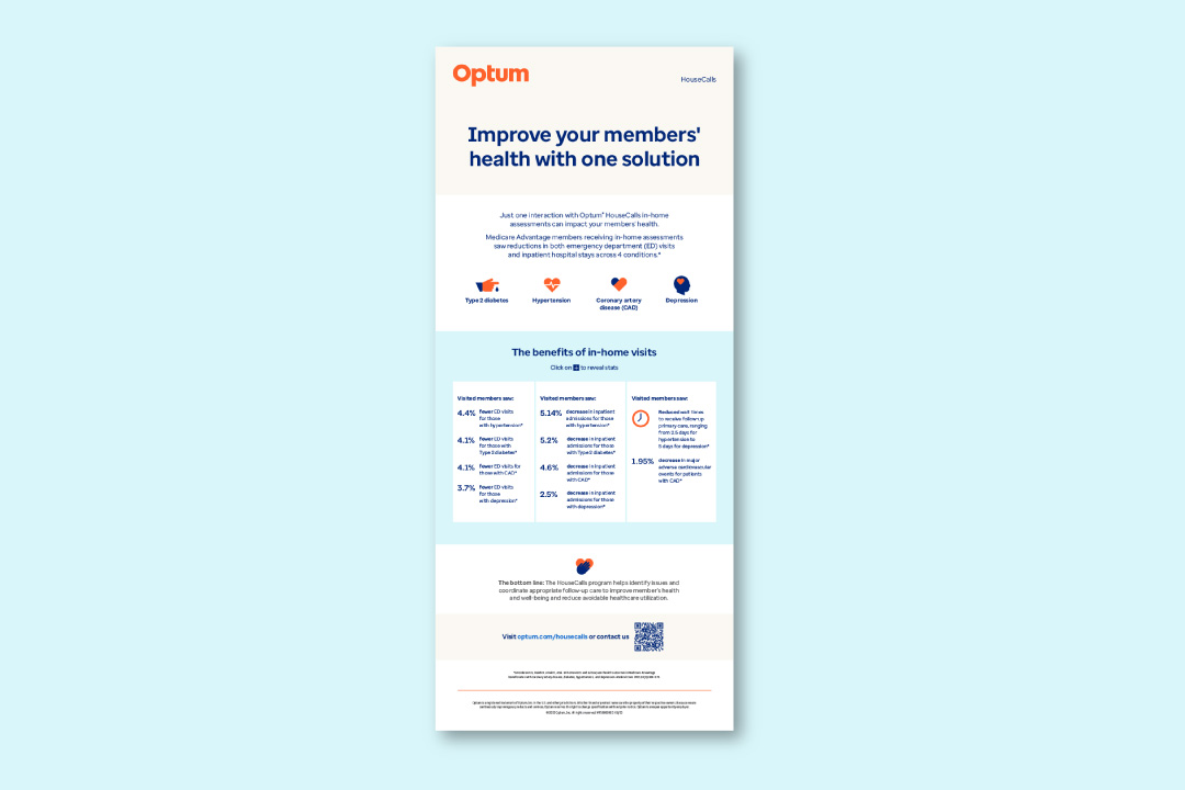 Help Improve Your Members’ Health with Optum HouseCalls