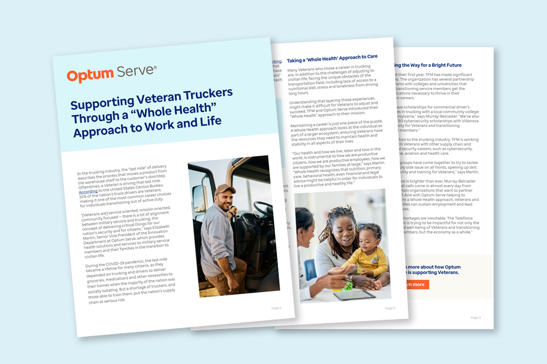 Supporting Veteran Truckers with a Whole-Health Approach