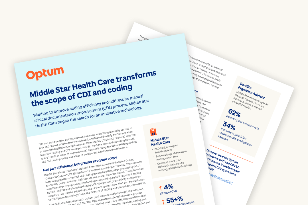 Improve Coding Efficiency with Optum CAC & CDI 3D