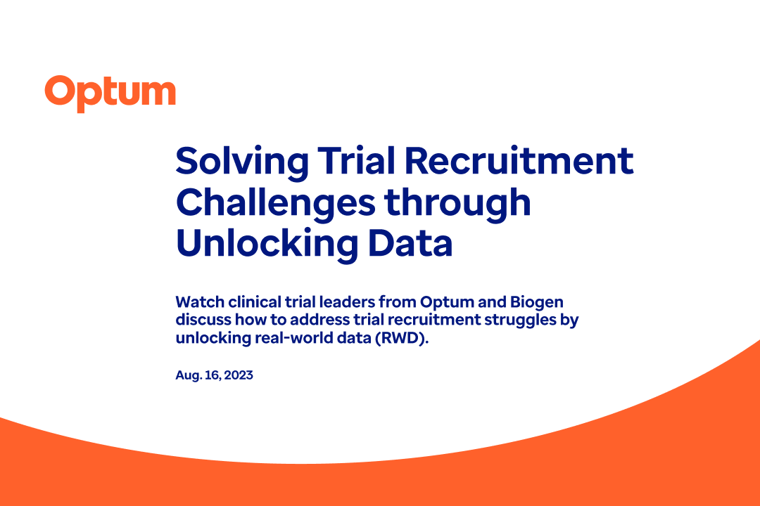 Webinar: Solving Clinical Trial Recruitment Challenges with Data 