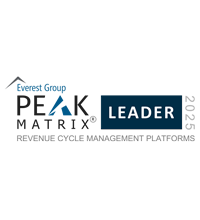 Everest Group 2025 Revenue Cycle Management Platforms Leader PEAK Matrix logo