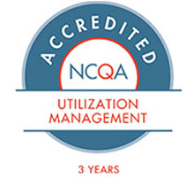 NCQA Accredited Utilization Management 3 years seal