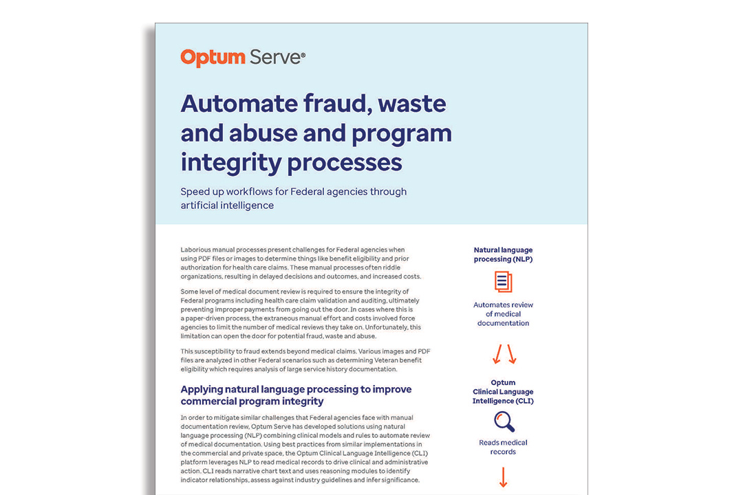 Automate Fraud, Waste & Abuse to Improve Program Integrity 